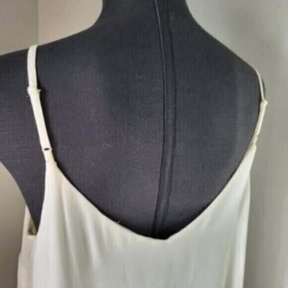 Ivory  Flowy Layered Camisole Size 1X ADDITIONELLE - Picture 4 of 9